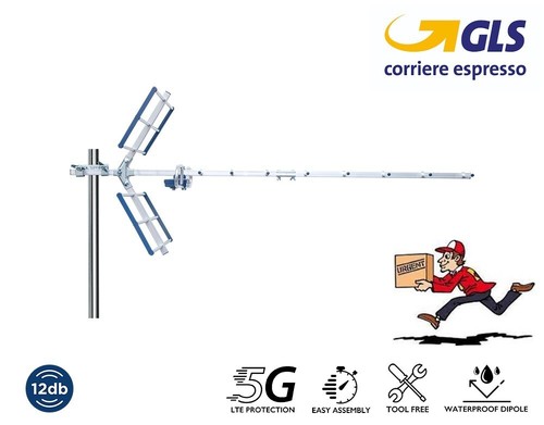 Antenna yagi 12db 48 - antenna, 5g