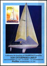 St. Vincent Grenadine 1988 Ocean Racing Yacht Barche a Vela Trasporto m/s MNH