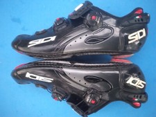Scarpe da strada SiDi Wire Push Carbon Vent 42,5 EU / 8,5 US nere 3 bulloni spin