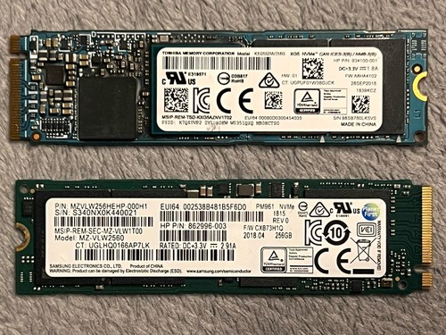 Nvme ssd 256gb notebook pc - 2x,