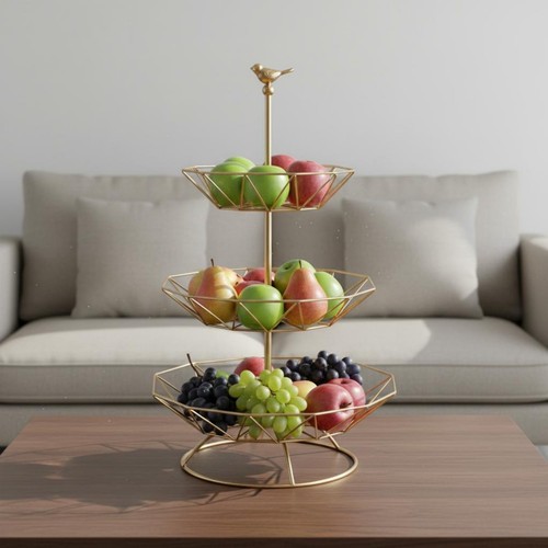 Portafrutta tre piani - portafrutta,