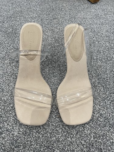Sandali con tacco - , trasparenti