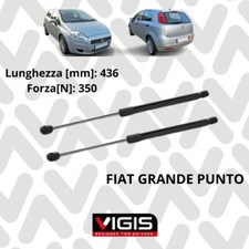 2 MOLLE A GAS PORTELLONE COFANO POSTERIORE PER FIAT GRANDE PUNTO EVO