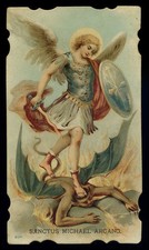 antico santino cromo-holy card