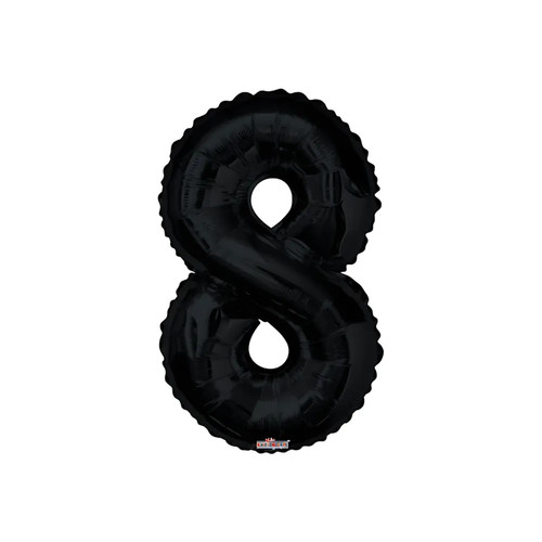 Palloncino numero nero salva - 8,
