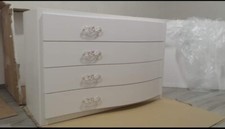 Como' 4 Cassetti Con Specchio  Swaroski