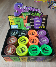 12 X SKIFIDOL SLIME BARILE PLASTICA 6 COLORI BOX RARO OFFICINA EDICOLA BLISTER