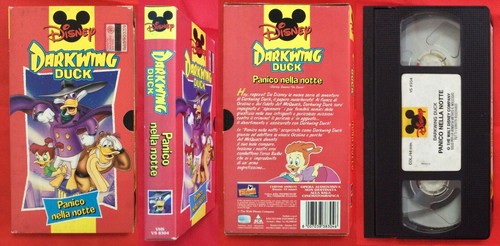 Vhs film darkwing - darkwing, panico