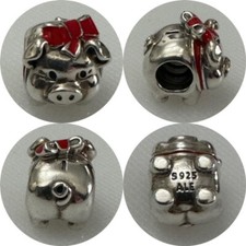 CIONDOLO PANDORA PIGGY BAK ORA