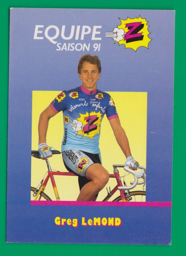 Cyclisme carte cycliste greg - ,