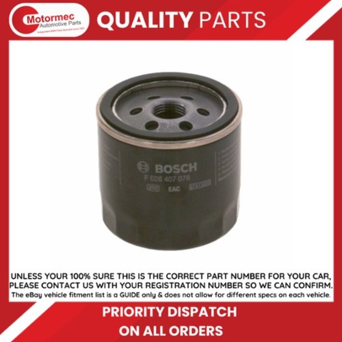 Filtro olio bosch 026 407 - olio,