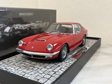 Minichamps Prima Classe Maserati Mistral 1963 Rosso 1:18 Confezione Originale