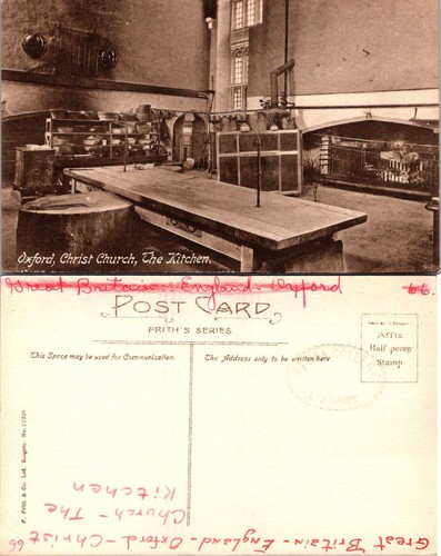 Cartolina friths oxford cristo - cartolina,