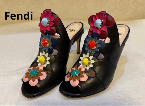 Fendi flowerland mule stud - mule,