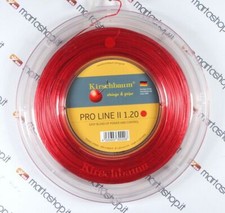 KIRSCHBAUM Pro Line 2 Red Set 12,40mt + OMAGGIO Set Test Smn-String Pro