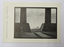 Cartolina dell’illustratore Ram e Thayaht Scena per il 1° Atto dell’Aida