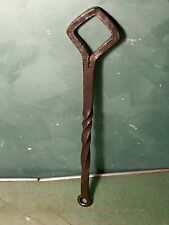 Antica Chiave Ruota Carretto Siciliano in ferro battuto e forgiato a mano