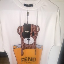 Fendi Roma Bear Graphic Print