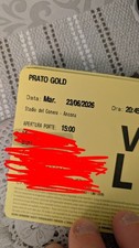 Biglietto prato gold vasco - prato,