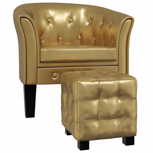 Poltrona chesterfield ecopelle