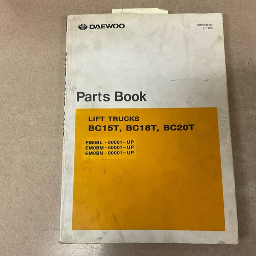 Daewoo bc15t bc18t bc20t - daewoo,