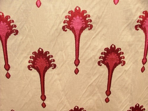 Tenda ricamata ikat tessuto - tenda,