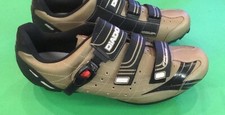 Scarpe ciclismo MTB road shoe Diadora comp x-country tg. 49 oro nero Gold black