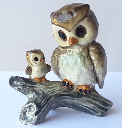 Figura ceramica gufo e - figura,