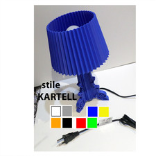 lampada LED da tavolo stile KARTELL bourgie moderna vintage design casa luce pop