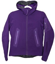 Arc'teryx Hyllus Felpa con Cappuccio, Giacca Polartec Viola Foderata in Pile - Donna XS 18x23"