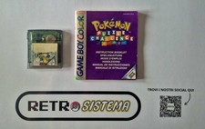 Game Boy Color GBC Pokemon Puzzle Challenge + Manuale di gioco Batteria NUOVA