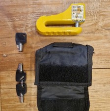Bloccadisco Antifurto Moto con 3 chiavi e custodia.