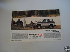 advertising Pubblicità 1990 DAIHATSU FEROZA 4X4