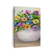 Quadro su Tela 50x70cm Fiori