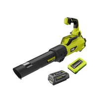 SOFFIATORE A BATTERIA CON TURBINE JET RYOBI "RY36BLXA-140P" BATTERIE INCLUSE ...