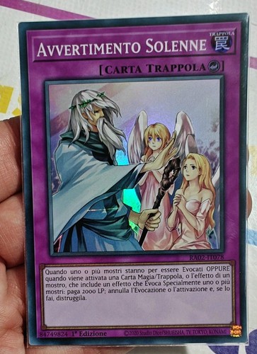 Avvertimento solenne - avvertimento,