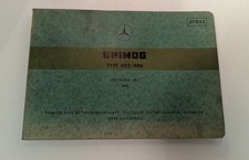 Catalogo parti ricambio UNIMOG Mercedes Benz