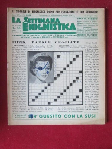 Settimana enigmistica 1577 - enigmistica,
