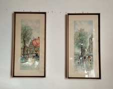 coppia quadri con stampe Boufferie