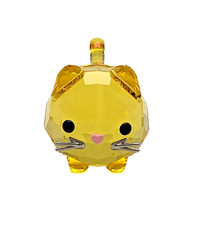 Nuova statuina gatto giallo