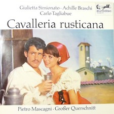 Achille Braschi Mascagni Cavalleria rusticana eurodisc 11830 K LP-8017