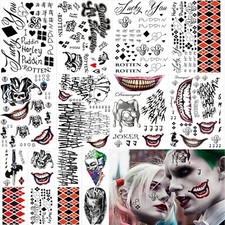 16 Fogli Tatuaggi Joker