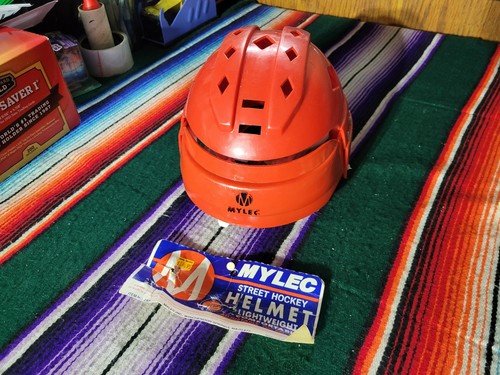 Mylec casco hockey rosso - mylec,