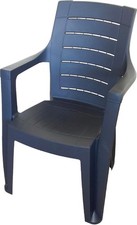 Dimaplast2000 Sedia da Giardino in Resina 56x60x89h cm Antracite - Cleopatra