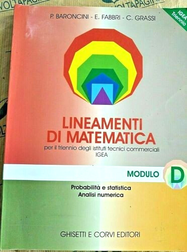 Lineamenti matematica mod - di,