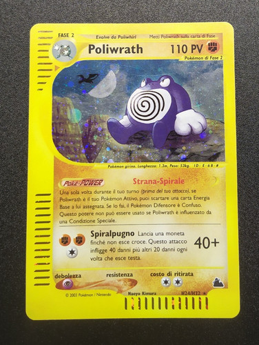 Poliwrath holo h24 h32 - poliwrath,