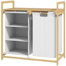 HOMCOM Mobile Portabiancheria