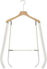 in Legno Manichino Uomo Appendiabiti con Regolazione Rimovibile Forma del Corpo 