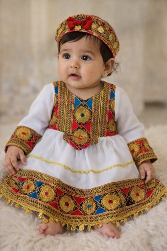 Vestito afgano bambini - vestito, |