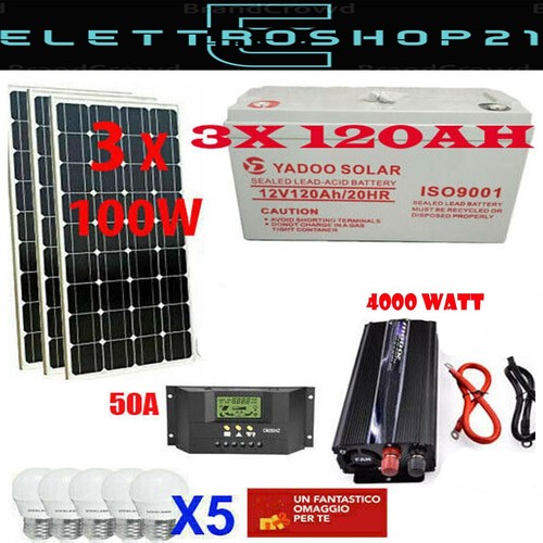 Kit fotovoltaico 3kw - kit,